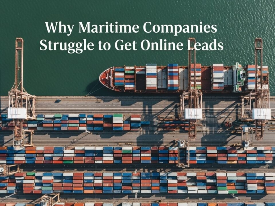 Why Maritime Companies Struggle to Get Online Leads